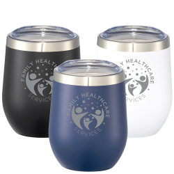 branded Corzo Copper Vac Insulated Cup 350ml, from our range of promotional Reusable Coffee Cups - Metal