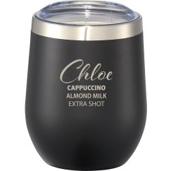 branded Corzo Copper Vac Insulated Cup 350ml, from our range of promotional Reusable Coffee Cups - Metal
