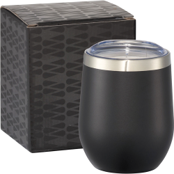 branded Corzo Copper Vac Insulated Cup 350ml, from our range of promotional Reusable Coffee Cups - Metal