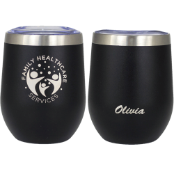 branded Corzo Copper Vac Insulated Cup 350ml, from our range of promotional Reusable Coffee Cups - Metal