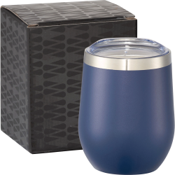 branded Corzo Copper Vac Insulated Cup 350ml, from our range of promotional Reusable Coffee Cups - Metal
