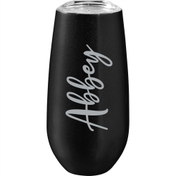 branded Rosa 170ml Vacuum Champagne Flute, from our range of promotional Reusable Coffee Cups - Metal
