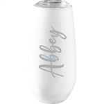 branded Rosa 170ml Vacuum Champagne Flute, from our range of promotional Reusable Coffee Cups - Metal