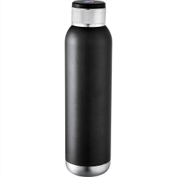 branded Soundwave Copper Vacuum Audio Bottle 650ml, from our range of promotional Drink Bottles - Metal