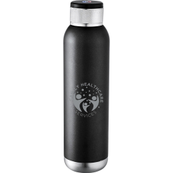 branded Soundwave Copper Vacuum Audio Bottle 650ml, from our range of promotional Drink Bottles - Metal