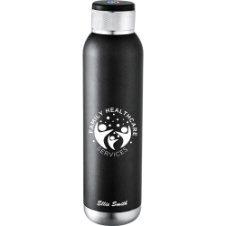 branded Soundwave Copper Vacuum Audio Bottle 650ml, from our range of promotional Drink Bottles - Metal