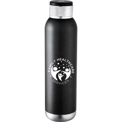 branded Soundwave Copper Vacuum Audio Bottle 650ml, from our range of promotional Drink Bottles - Metal