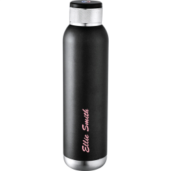 branded Soundwave Copper Vacuum Audio Bottle 650ml, from our range of promotional Drink Bottles - Metal