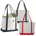 branded Premium Heavy Weight Cotton Boat Tote, from our range of promotional Cotton &amp; Calico Tote Bags