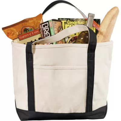 branded Premium Heavy Weight Cotton Boat Tote, from our range of promotional Cotton & Calico Tote Bags