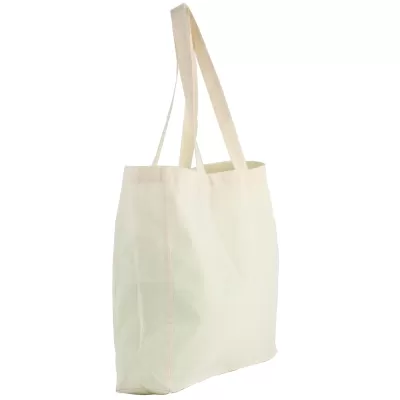 branded Natural Cotton Shopper Tote, from our range of promotional Cotton & Calico Tote Bags