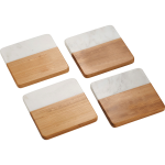 branded Marble and Bamboo Coaster, from our range of promotional Coasters