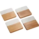 branded Marble and Bamboo Coaster, from our range of promotional Coasters