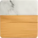branded Marble and Bamboo Coaster, from our range of promotional Coasters