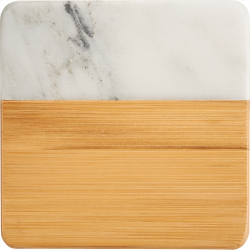 branded Marble and Bamboo Coaster, from our range of promotional Coasters