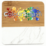 branded Marble and Bamboo Coaster, from our range of promotional Coasters