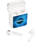 branded Braavos Wireless Charging True Wireless Earbuds, from our range of promotional Earbuds &amp; Headphones