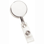 ID &amp; Card Holders  - Metal Zip Pull Badge Holder