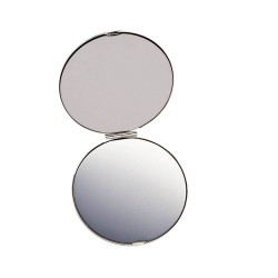 branded Silver Compact Mirror, from our range of promotional Personal Products
