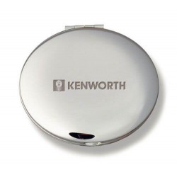 branded Silver Compact Mirror, from our range of promotional Personal Products