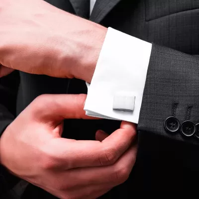 branded Plain Cufflinks, from our range of promotional Men's Corporate Shirts