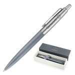 branded Metal Pen Ballpoint Parker Jotter XL - Matte Grey CT, from our range of promotional Executive Pens