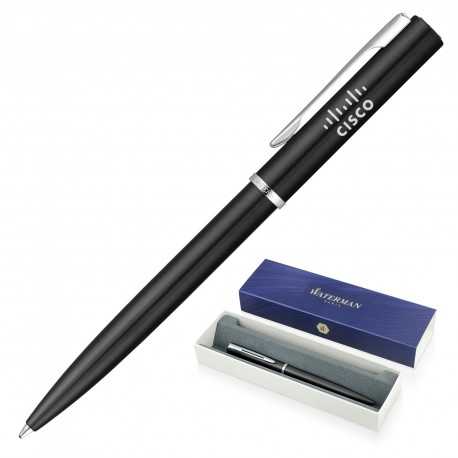 branded Metal Pen Ballpoint Waterman Allure - Black CT, from our range of promotional Executive Pens