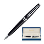 branded Metal Pen Ballpoint Waterman Expert - Matte Black CT, from our range of promotional Executive Pens