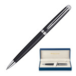 branded Metal Pen Ballpoint Waterman Hemisphere - Matte Black CT, from our range of promotional Executive Pens