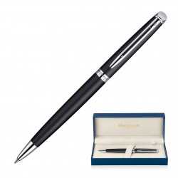branded Metal Pen Ballpoint Waterman Hemisphere - Matte Black CT, from our range of promotional Executive Pens