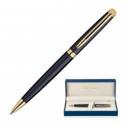 branded Metal Pen Ballpoint Waterman Hemisphere - Matte Black GT, from our range of promotional Executive Pens