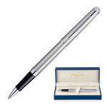 branded Metal Pen Rollerball Waterman Hemisphere - Brushed Stainless CT, from our range of promotional Executive Pens