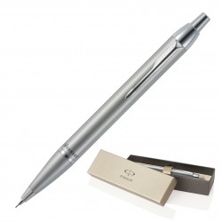 branded Pencil Mechanical Metal Parker IM - Brushed Stainless CT, from our range of promotional Executive Pens