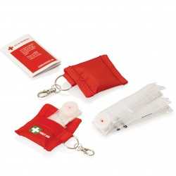 First Aid Kits  - First Aid CPR Mask Keyring