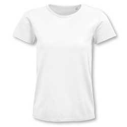 branded SOLS Pioneer Womens Organic T-Shirt, from our range of promotional Ladies Promotional T Shirts