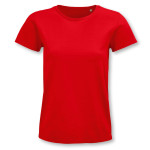 branded SOLS Pioneer Womens Organic T-Shirt, from our range of promotional Ladies Promotional T Shirts