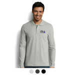 branded SOLS Perfect Mens Long Sleeve Polo, from our range of promotional Men&#039;s Promotional Polo Shirts