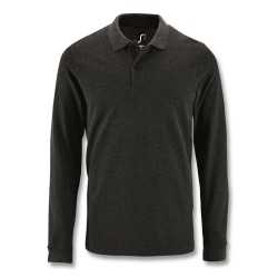 branded SOLS Perfect Mens Long Sleeve Polo, from our range of promotional Men's Promotional Polo Shirts