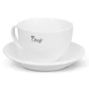 branded Chai Cup and Saucer - 230ml, from our range of promotional Coffee Mugs