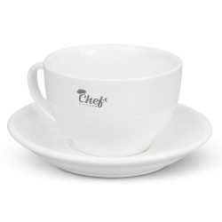 branded Chai Cup and Saucer - 230ml, from our range of promotional Coffee Mugs
