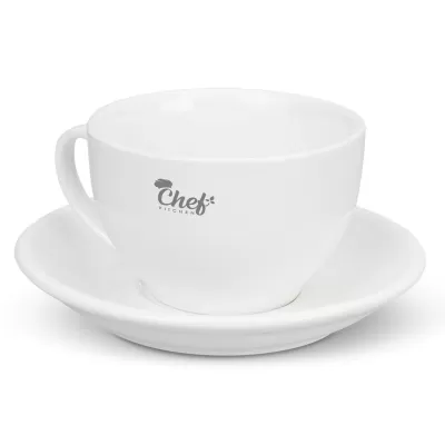 branded Chai Cup and Saucer - 230ml, from our range of promotional Coffee Mugs