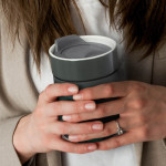 branded Chalice Ceramic Coffee Cup- 300ml, from our range of promotional Coffee Mugs