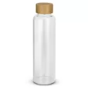 branded Eden Glass Bottle Bamboo Lid - 600ml, from our range of promotional Drink Bottles - Glass