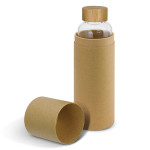 Drink Bottles - Glass  - Eden Glass Bottle Bamboo Lid - 600ml