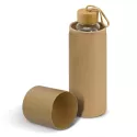 branded Eden Glass Bottle - Natural Sleeve - 600ml , from our range of promotional Drink Bottles - Glass