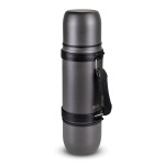 Branded Flasks  - Swiss Peak Duo Cup Vacuum Flask -700ml