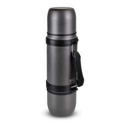 Branded Flasks - Swiss Peak Duo Cup Vacuum Flask -700ml