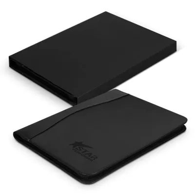 branded Beaufort Leather Portfolio - A4, from our range of promotional Non Leather Compendiums