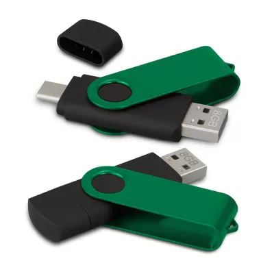branded Helix 8GB Dual Flash Drive, from our range of promotional Flash Drives
