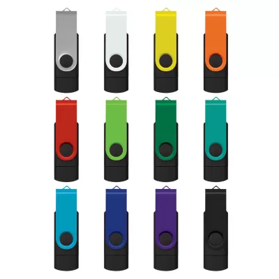 branded Helix 16GB Dual Flash Drive, from our range of promotional Flash Drives